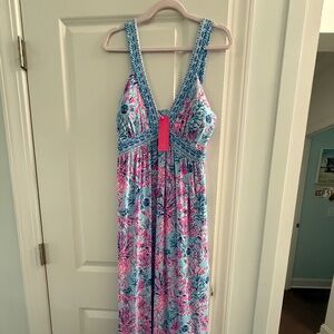 Lilly Pulitzer SERENA V-NECK MAXI DRESS